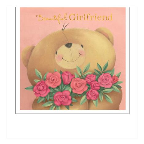 Beautiful Girlfriend Forever Friends Valentine's Day Card